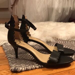 Coach women’s size 8 ankle strap black heels